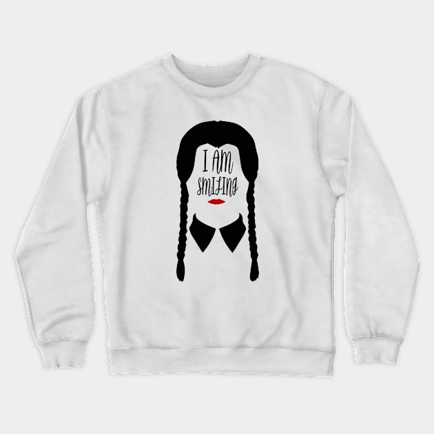 I Am Smiling Crewneck Sweatshirt by theboonation8267